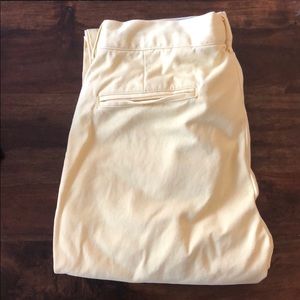 Yellow chinos/slacks